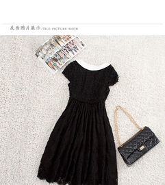 秋冬熱銷(xiāo)外貿(mào)精品 純棉水溶花連衣裙1111129全方位解析