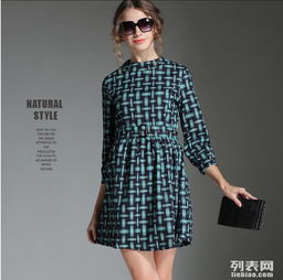 歐美風(fēng)新款格子連衣裙 廣州廠家直銷(xiāo)，一件起批引領(lǐng)時(shí)尚潮流